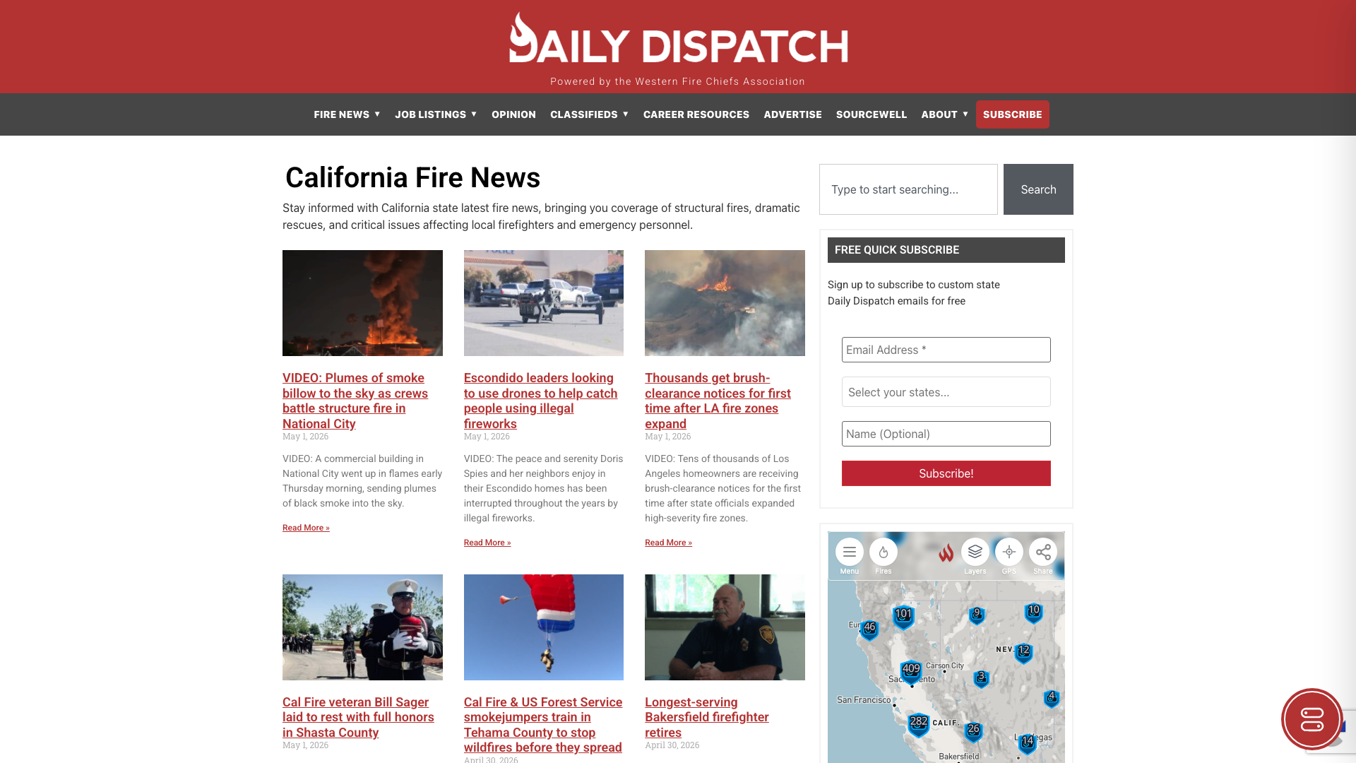 California Fire News